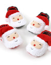 Christmas  Shoes  Winter Snow Boots Cute Cartoon Santa Claus Warm  Walking Shoes Girls Boy Crib Shoes First Walker
