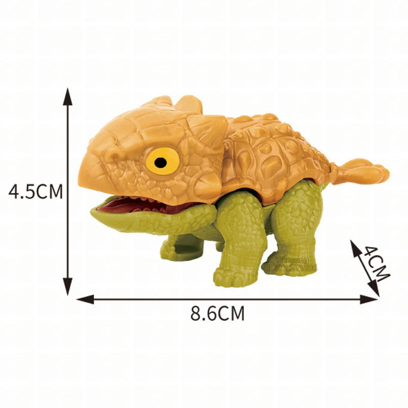 Finger Dinosaur Tricky Tyrannosaurus Model Biting Hand Fidget Mosasaurus Jurassic Dino Toy for Children Dino Movable Joints Gift