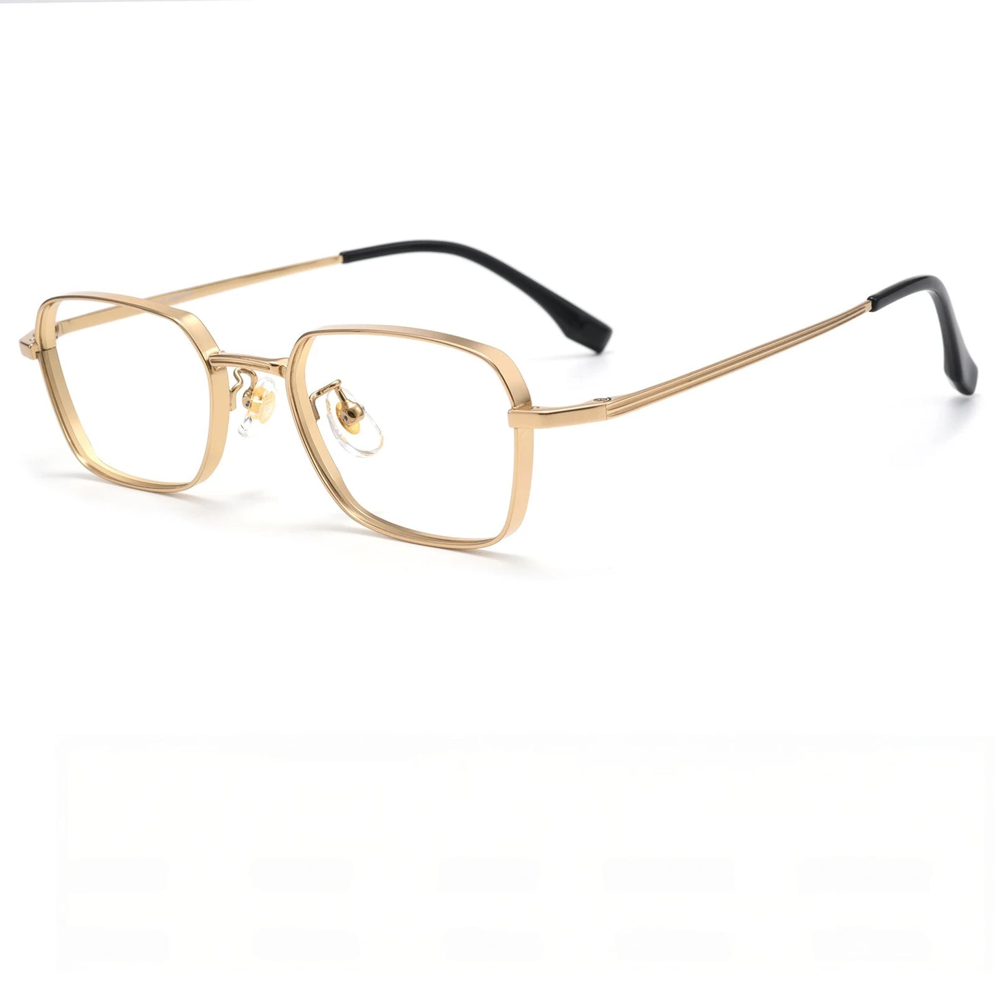 Small Square Lightweight Titanium Eyeglasses Frames