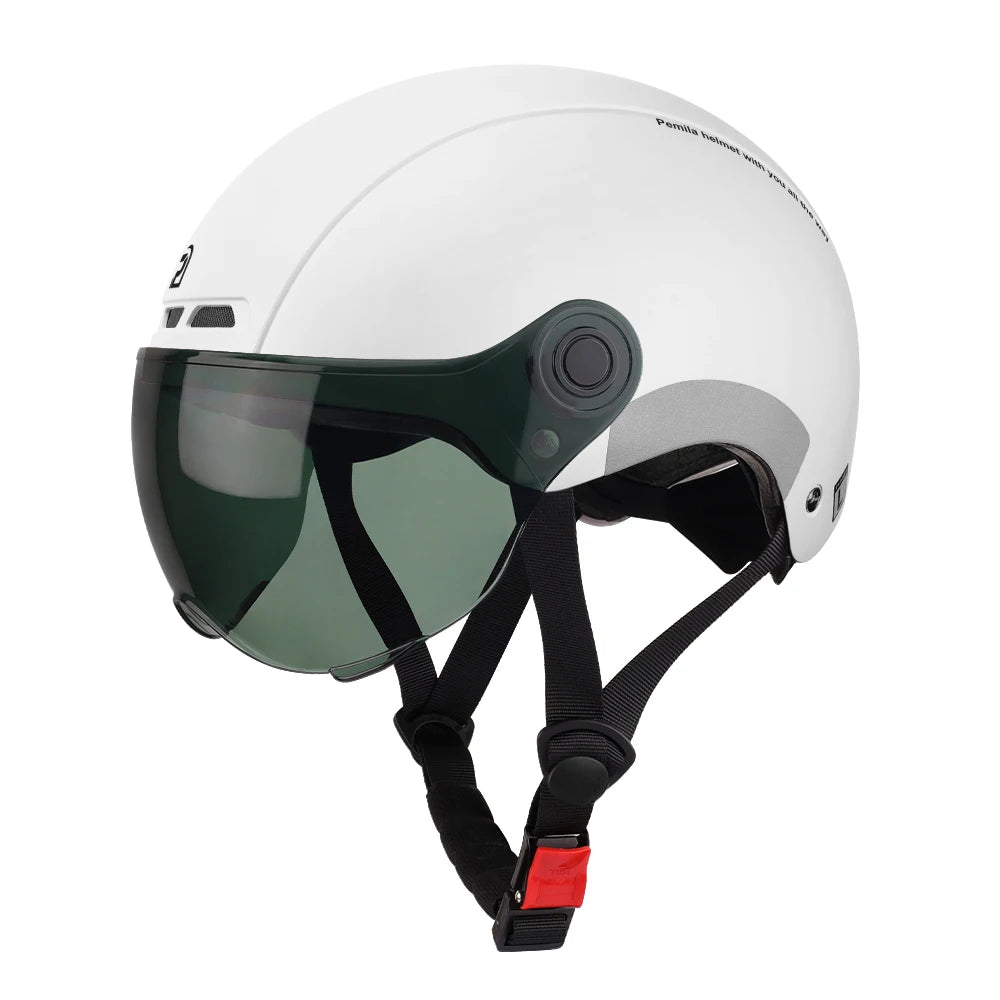 Adult Cycling Helmet With Goggles Ear Protection And Removable Lining