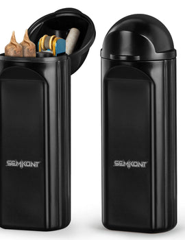 Pre Rolled Cone Storage Box,Flip Top 3 Hole Cigarette Case,Anti-pressure Sealed Storage Tank,Accessories Holder Case Storage
