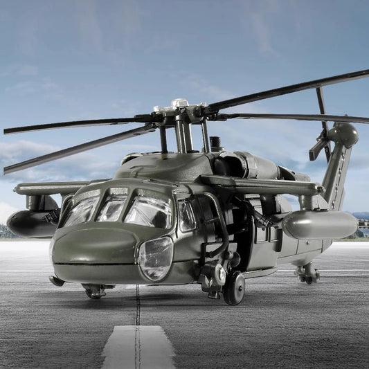 Black Hawk Helicopter Alloy Model with Sound & Light
