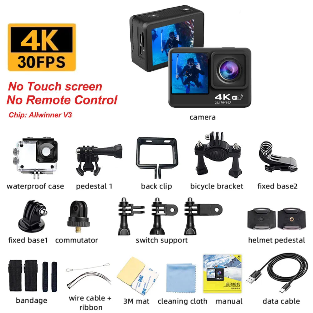 5K Action Camera 4K 60FPS 2