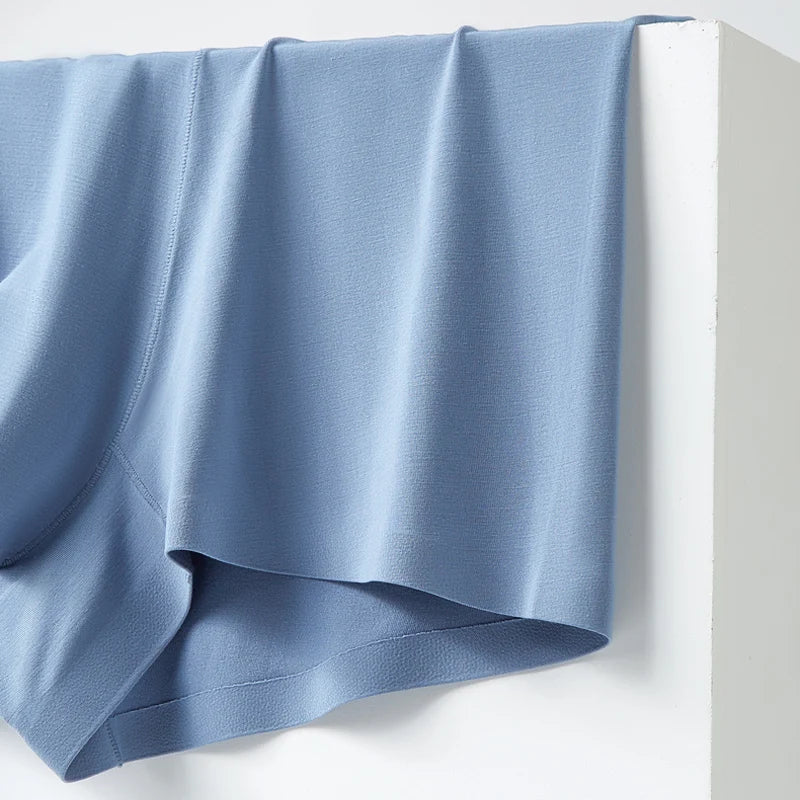 3-Pack Men’s Modal Boxer Shorts – 80 Count, Seamless Silk Crotch