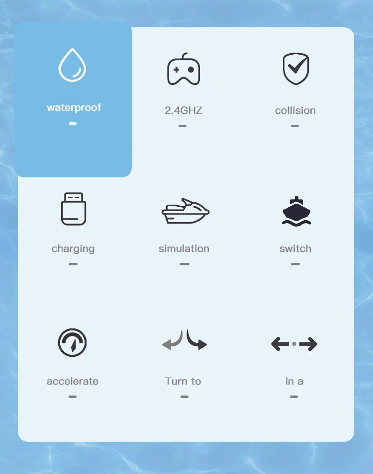 Mini RC Boats High Speed Electronic Racing Remote Control  Ship  Competition Water Toys Gifts Led Light