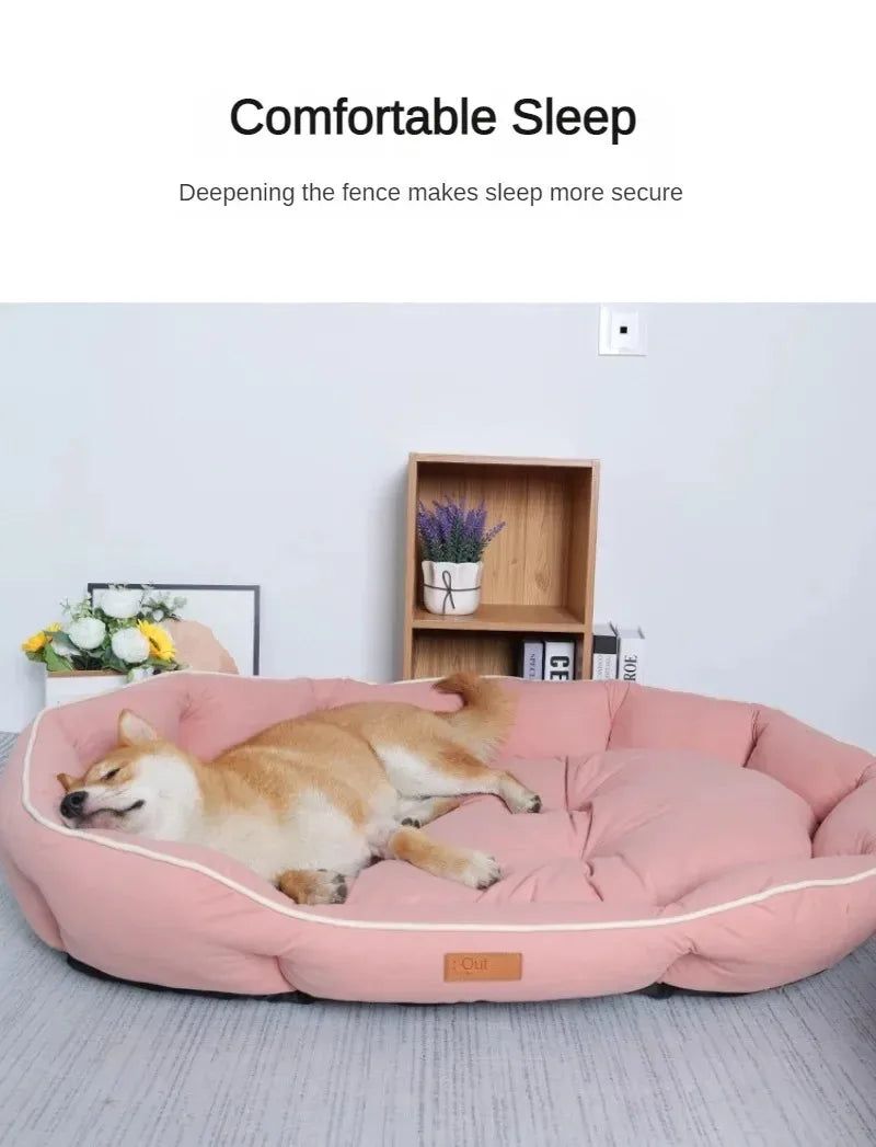 Fluffy Plush Pet Sofa Bed Cushion for Dogs and Cats