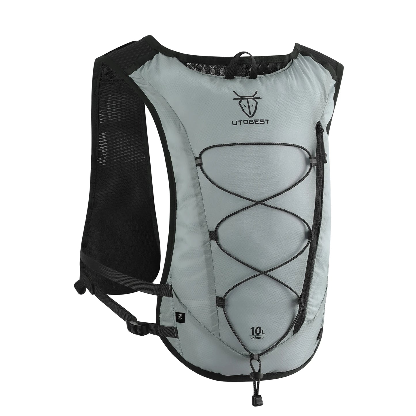 Trail Running Backpack 10L Ultra Lightweight Hydration Vest with 2L Water Bladder for Outdoor Hiking Cycling Marathon