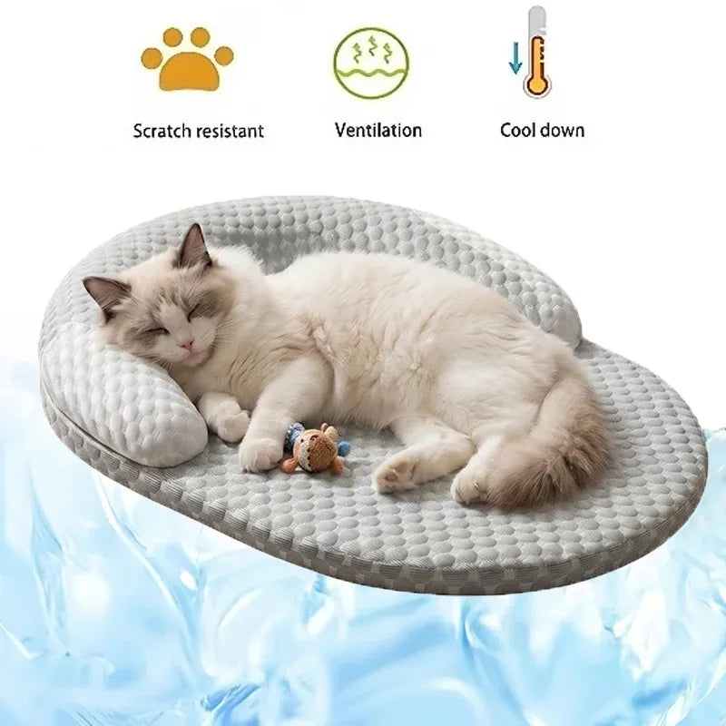 Summer Cooling Pet Bed Mat for Dogs and Cats