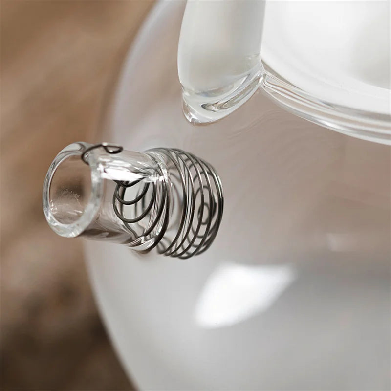 780ml Japanese Style Glass Teapot With Filter Cloud and Mist Tea Pot Can be Electric Pottery Stove Kettle Brewing Tea Set