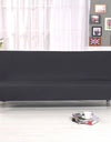 Armless Sofa Covers Elastic Solid Color Sofa Bed Cover Folding Seat Slipcover Dust-proof Stretch Couch Protector for Living Room