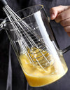 250/350/500/1000ml Glass Measuring Cup With Lid Heat-resistant With Scales Laboratory Beaker Handle Kitchen Measuring Mug