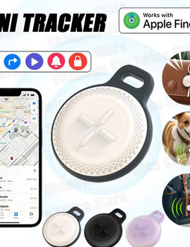 Mini Smart Pet Tracker Bluetooth Locator Waterproof Portable Anti-Lost Device Work With Find My APP Precise Positioning For Keys