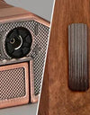 Travel Cigar Humidor with Cigar Lighter, Cedar Wood, V Cut Cutter, Portable Cigar Humidor with Humidifier & Hygrometer