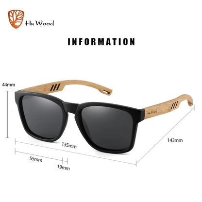 Polarized Wooden Sun glasses Driving Eyewear Fishing Sports