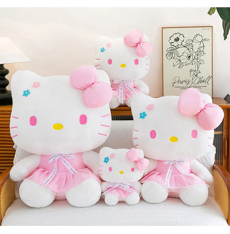 Cute Cat Character Plush Stuffed Doll Pillow Toy