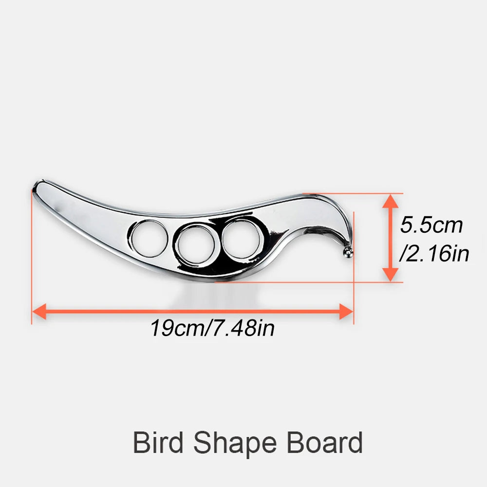 Stainless Steel Gua Sha Guasha Plate Massager Tool Scraper Physical Therapy Loose Muscle Meridian Massage Machine Spa Board Tool