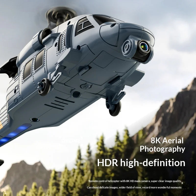 Remote Control Military Helicopter With Camera And Screen