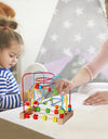 Montessori  Toys Wooden Roller Coaster Bead Maze Abacus Math Toys  Early Educational Toys for  1-3 Years