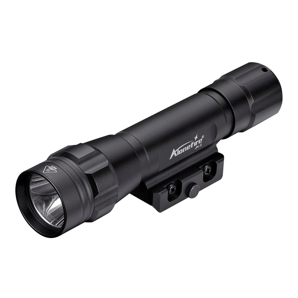 1200 Lumen Tactical Rechargeable LED Flashlight With Picatinny Mount