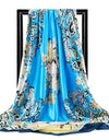 Scarves For Women Print Silk Satin Head Scarf Female Luxury Brand Square Shawl Large Hijab Scarfs