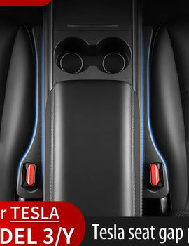 For Tesla Car Seat Gap Filler Side Seam Plug Strip Styling Seat Gap Leak-proof Filling Strip Interior Decoration Supplies