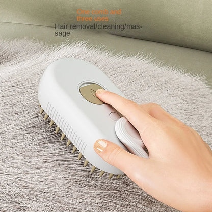 Cat Steam Brush Steamy Dog Brush 3 in 1 Electric Spray Cat Hair Brushes for Massage Pet Grooming Comb Hair Removal Combs