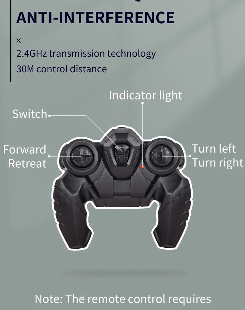 2.4G Amphibious Off-road Climbing RC Flip Stunt Car Racing All-terrain Waterproof 's RC Toys Gifts