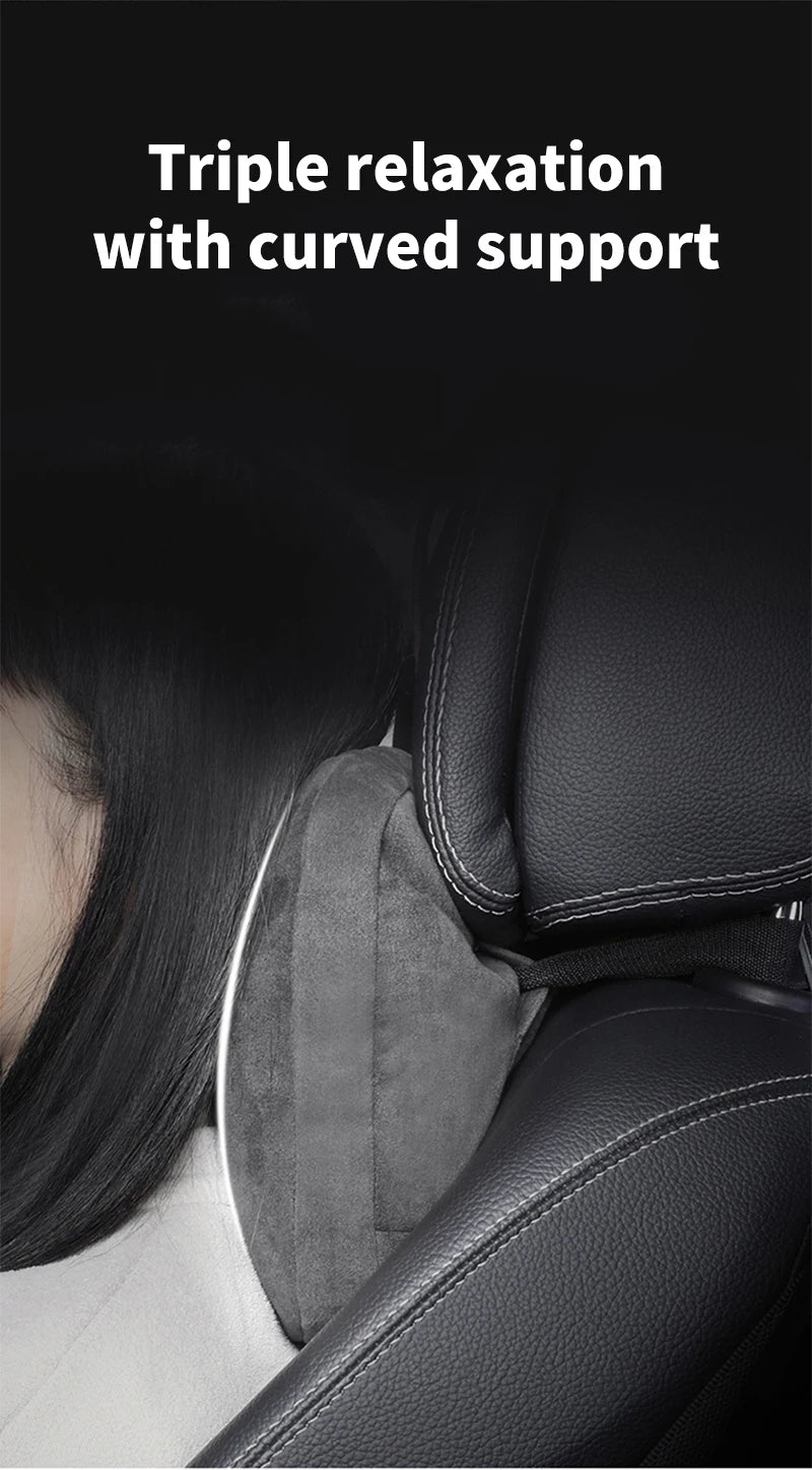 Memory Cotton Car Headrest Neck Support For Car Supplies Seat Class Soft Universal Adjustable Car Pillow Neck Rest Cushion