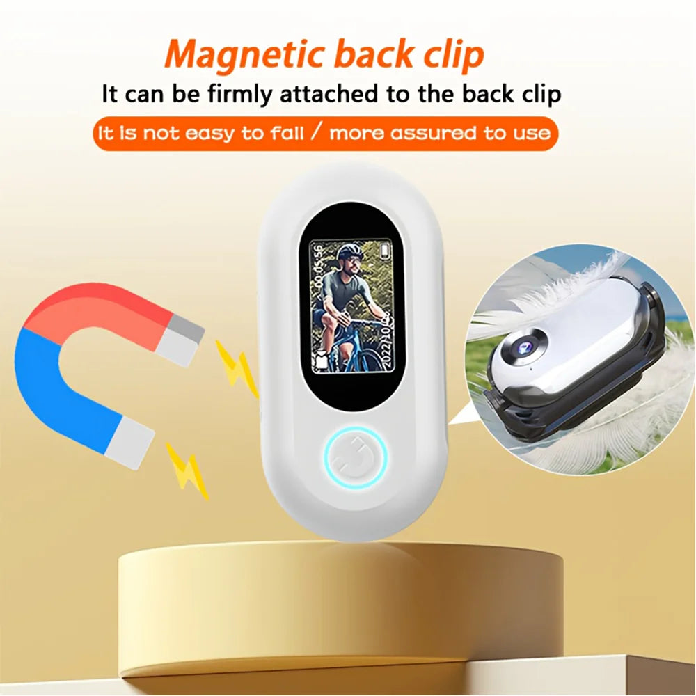 1080P Thumb Camera Portable Mini Action Camera megnetic Attraction Helmet Cam Pet Sport Video Recorder 0.96 Inch Display Bodycam