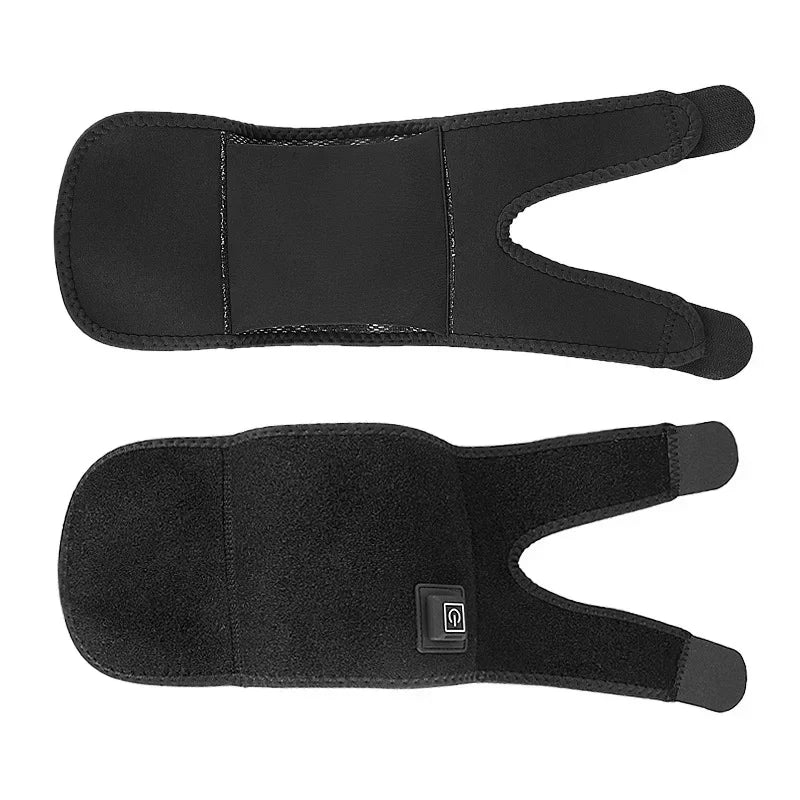 Electric Heated Knee Massager Brace Adjustable 3 Gear Temperature Elbow Protector Hot Compress Shoulder Protective Belt