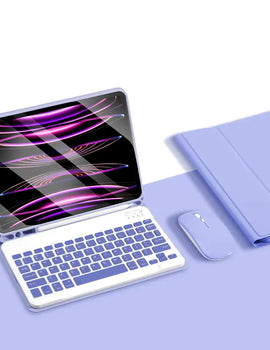 For iPad Keyboard Case For iPad 2024 iPad Air 11-in 13-in M2 Pro 11-in 13-in M4 Pro 11 12.9 10.2 9/8/7th 10.5 9.7 Air 3 2 Case