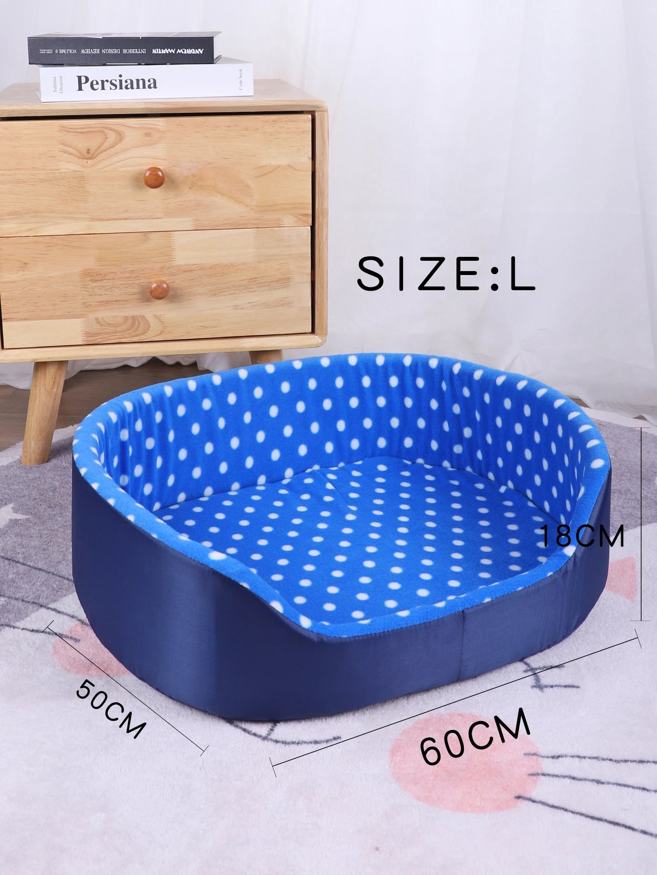 Coral Fleece Cat Bed Cushion Mat