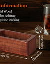 Cigar Ashtray Wooden Ashtrays Smokers Outdoor Home Office Decoration Useful Ashtray Portable Travel Ashtray Smoking