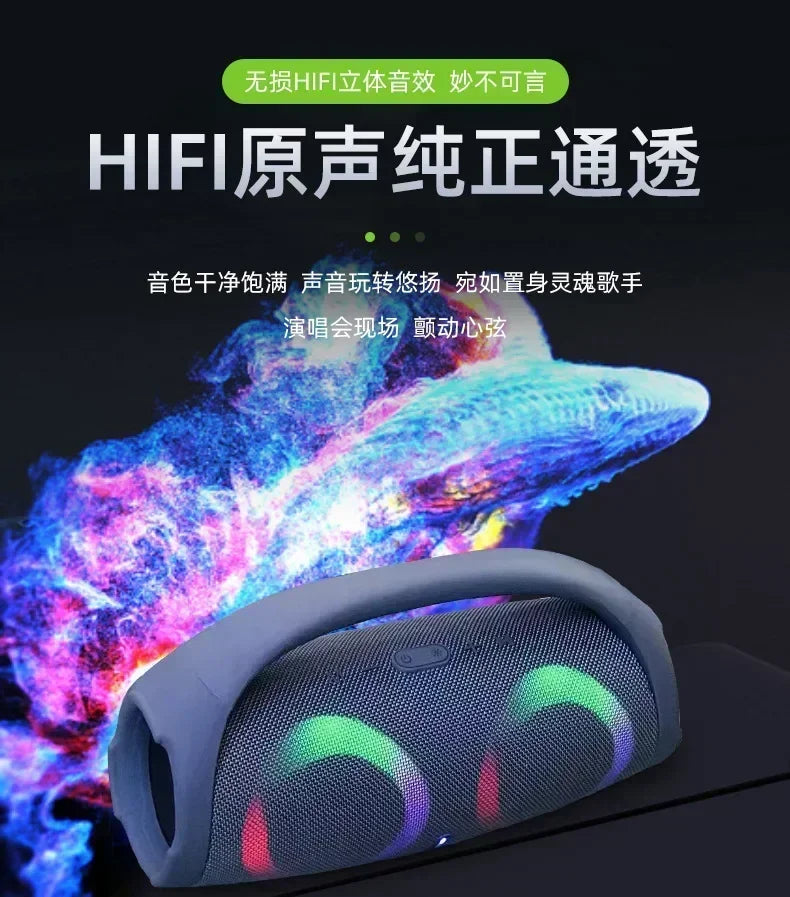 HIFI Wireless Bluetooth Speaker Portable Waterproof High Power Sound Column Stereo Surround RGB Subwoofer Caixa De Som TWS/USB