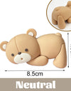 1 Set Brown Bear Cake Toppers  2-4cm White Balls Boho Teddy Bear Cake Topper for Birthday  Shower Cupcake Cake Decoration