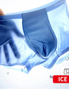 3-Pack Men’s Ice Silk Graphene Boxer Shorts – Comfortable & Breathable