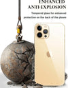 3IN1 Front+Back+Camera Lens Protection Tempered Glass For iPhone 14 13 Pro Max 11 12Mini Transparent Screen Protector Full Cover