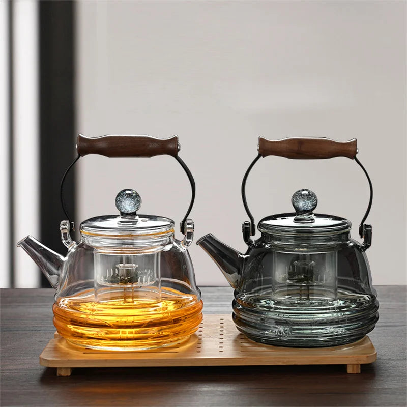 1000ml Stovetop Safe Borosilicate Glass Teapot with Infuser