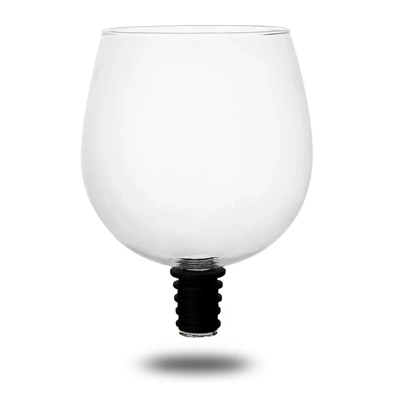 270/500ml Red Wine Glass Goblet To Drink Straight From The Bottle Drink Directly Clear Champagne Glass Cup With Silicone Seal