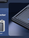 for Samsung Galaxy S24 S23 Ultra Case Bulit-in Screen Protector & Slide Camera Cover Phone Case with Kickstand Belt-Clip