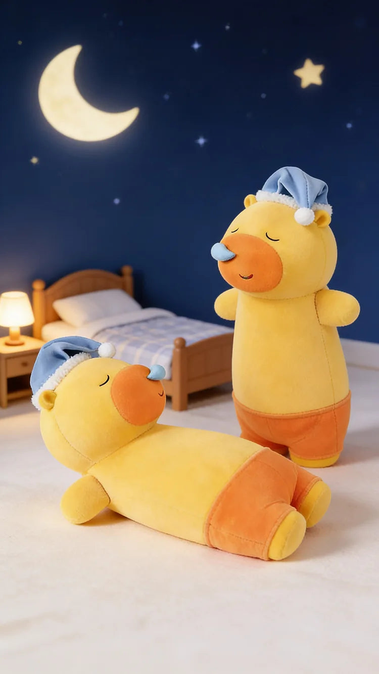 Capybara Plush Toy Soft Long Throw Pillow