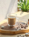 200ml Double Wall Glass Coffee Mug Heat-resistant Espresso Cup Thermo Insulated Cup For Latte Cappuccino Tea Drinkware Set