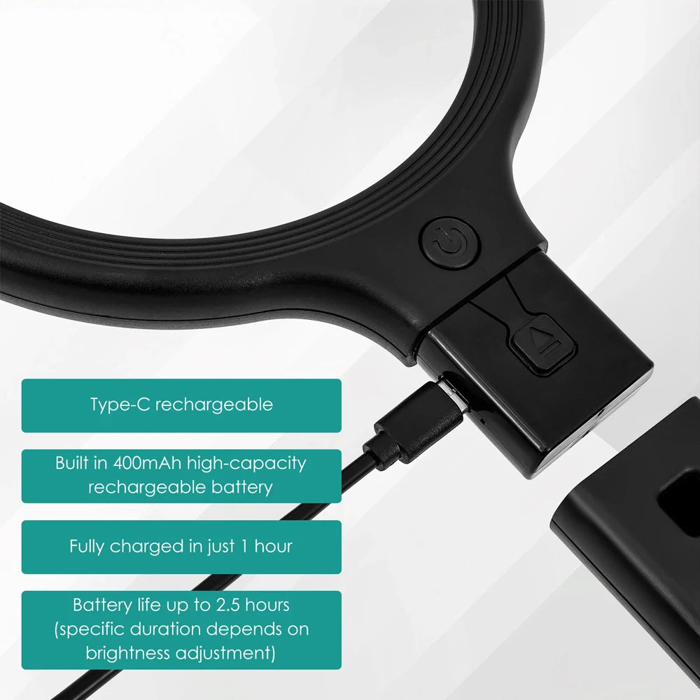 Neck Wear Magnifying Glass 5X LED Light Reading Magnifier