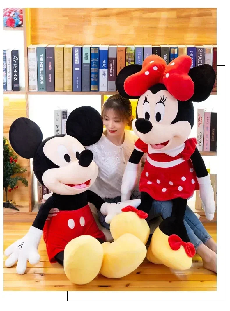 Cartoon Mouse Plush Doll Super Soft Crystal Velvet Pillow