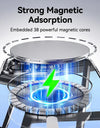 Magnetic Case For iPhone 16 Pro Max Case Transparent Cover For iPhone 16 Wireless Charger Thin Magnet Cover Anti Yellow