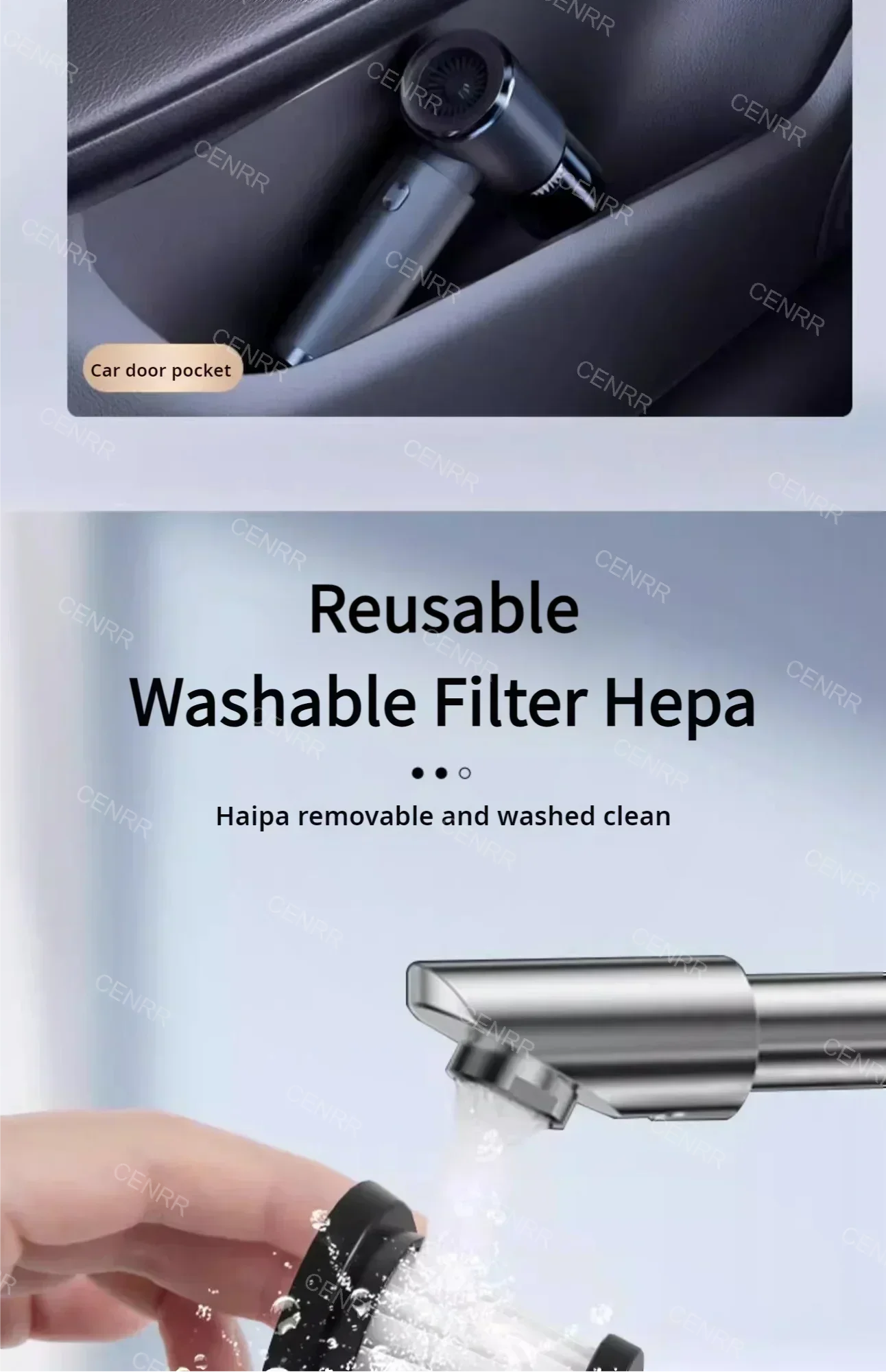 Car Vacuum Cleaner Strong Suction Powerful Cordless Vacuum Cleaner High Suction Wireless Vacuum Cleaner Cleaning Machine