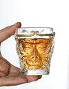 Sun Wukong Monkey Wine Glass 3d Whiskey Cup Short Drinking Liquor Glass Transparent Soju Brandy TeaCup Glassware For Wine Coffee