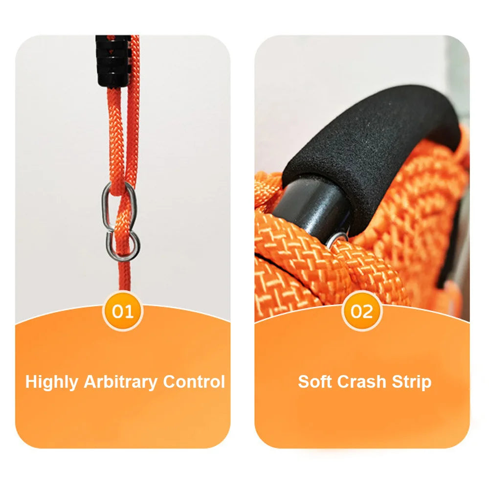 U-shape  Swing Indoor Outdoor  Home Courtyard Rope Net Seat Hanging Chair Playground Equipment