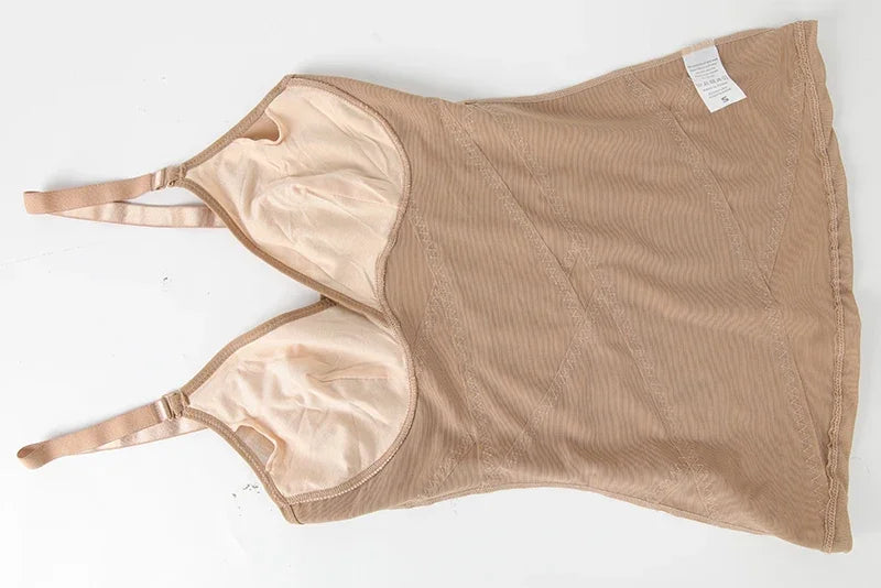 Women Built-In Bra Shapewear Camisole – Tummy Control Slimming Tank Top