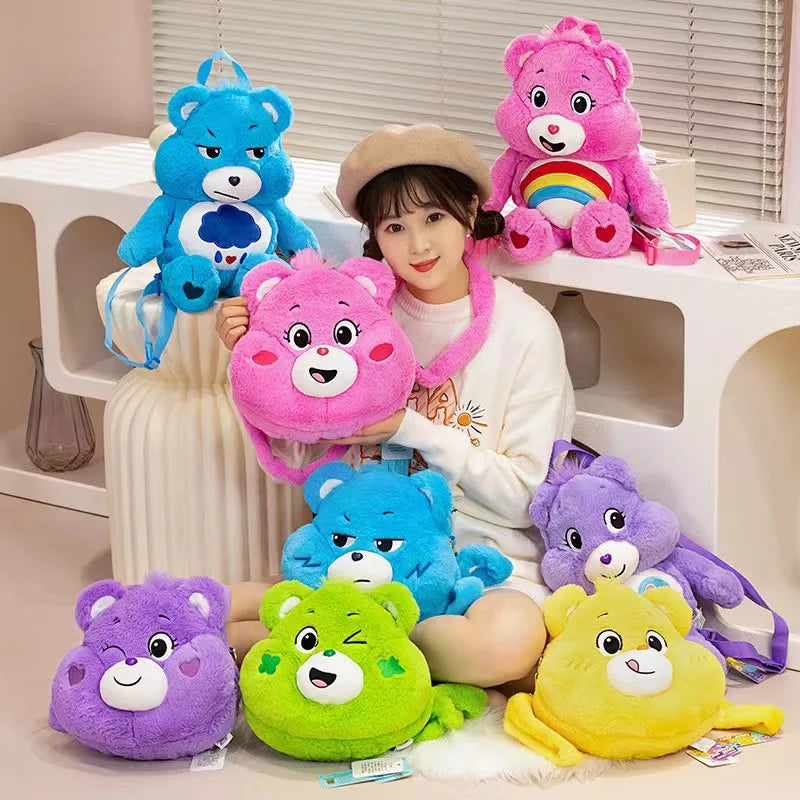 Kawaii Plush Bear Backpack Soft Shoulder Bag